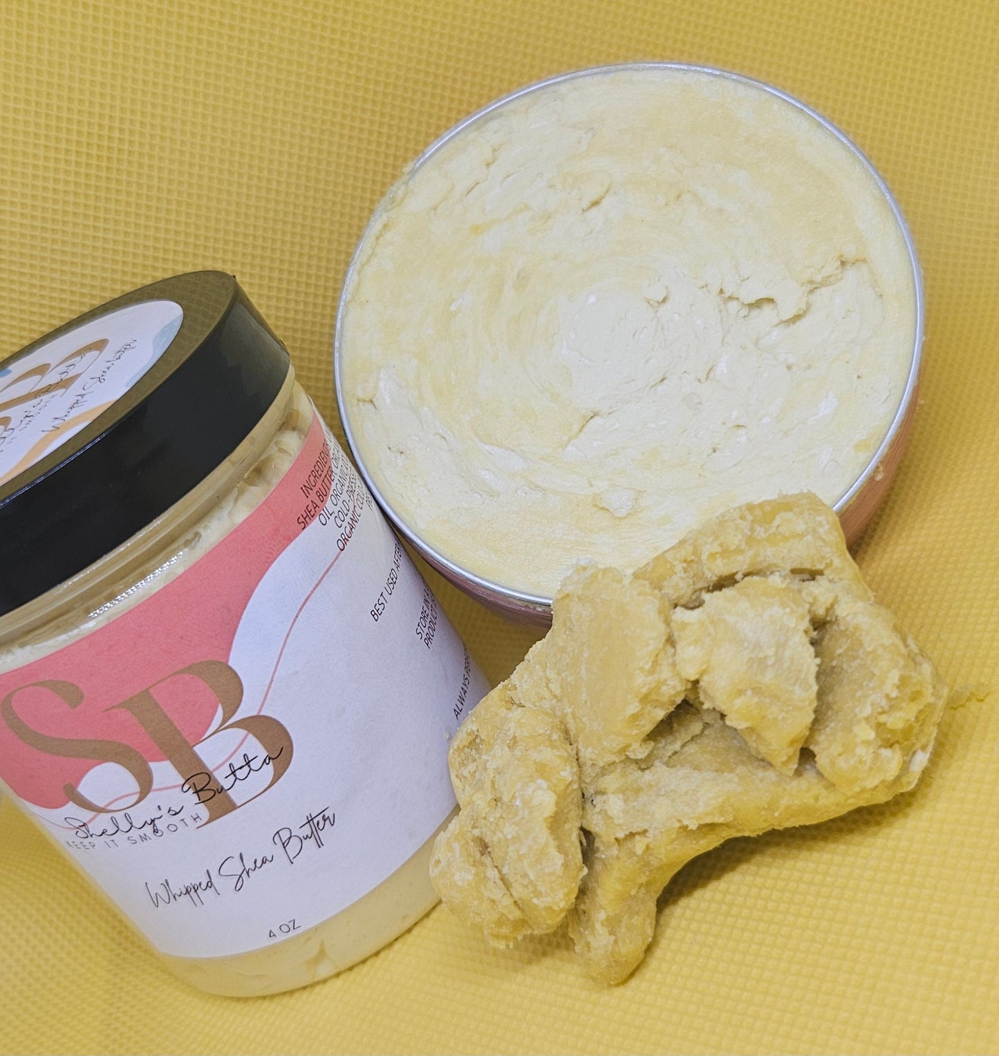 Whipped Shea Butter – 100% Natural Moisture for Skin & Hair | Shelly’s Butta  2 oz