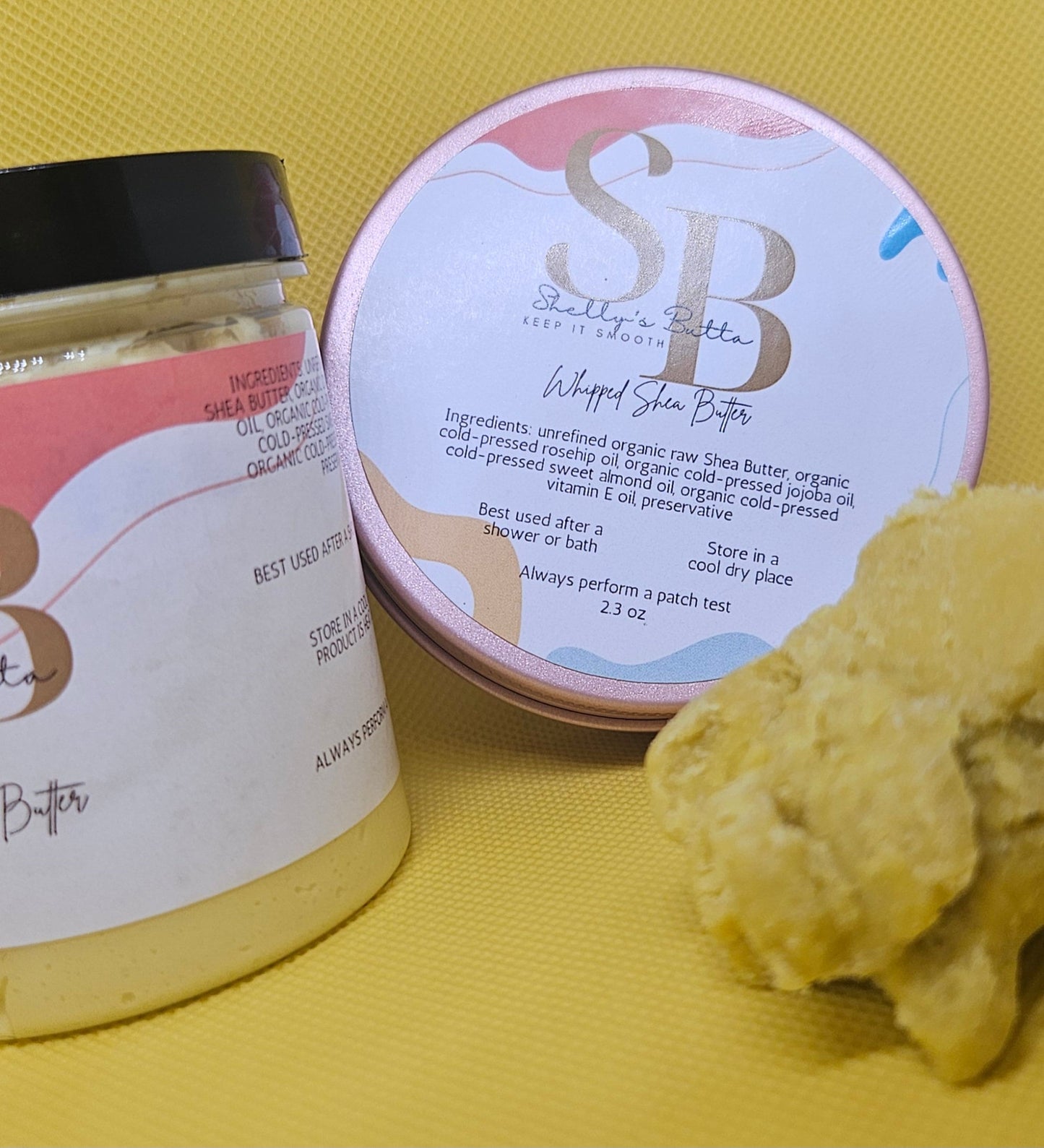 Whipped Shea Butter – 100% Natural Moisture for Skin & Hair | Shelly’s Butta  2 oz