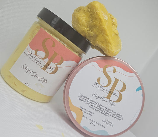 Whipped Shea Butter – 100% Natural Moisture for Skin & Hair | Shelly’s Butta  2 oz