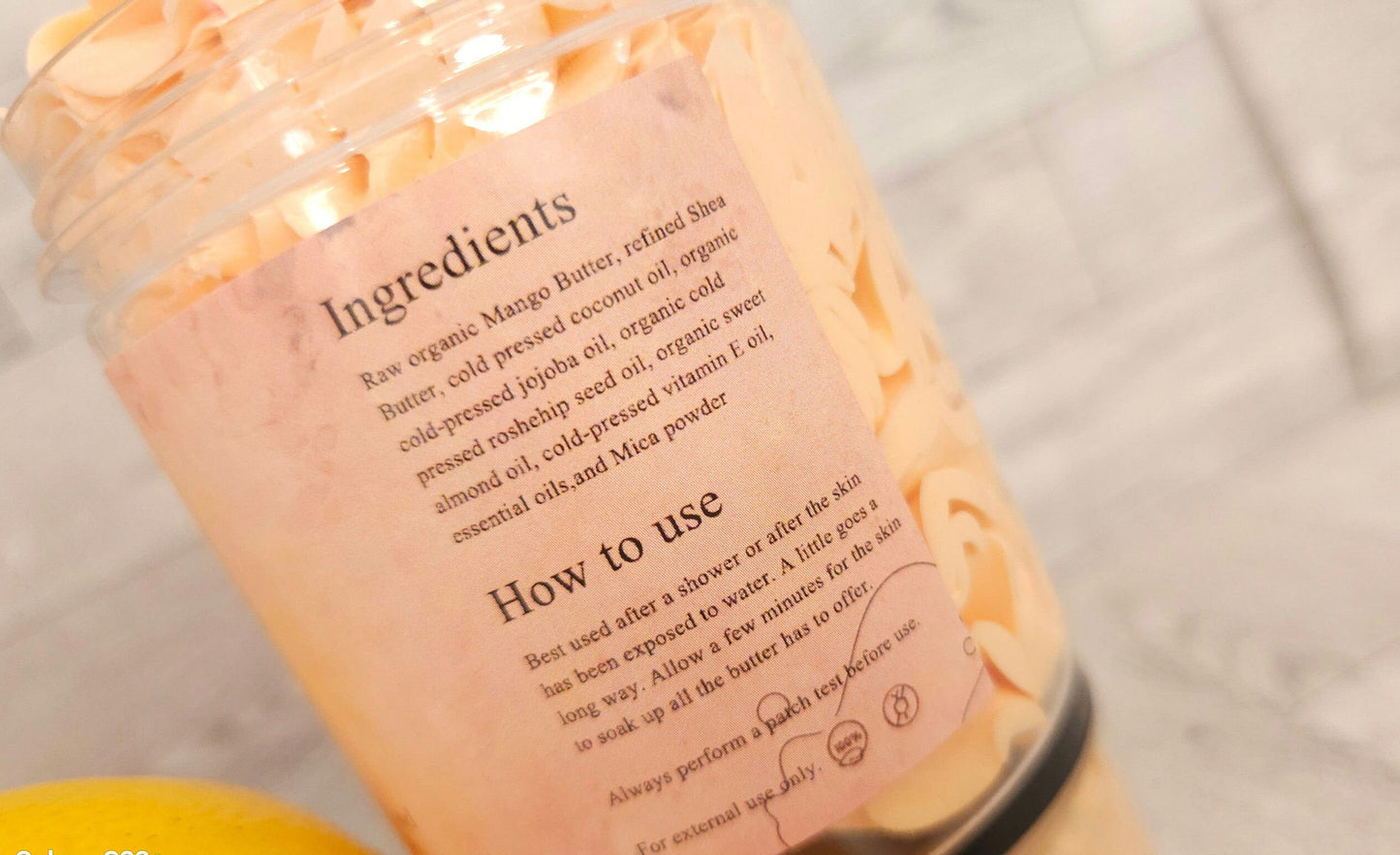 Focus Whipped Shea and Mango Butter with Sweet Orange, Lemon, and Rosemary Oils