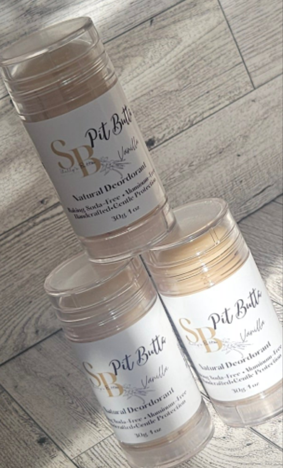 ✨ Pit Butta – Vanilla ✨
Natural Deodorant | Aluminum-Free | Vegan | Handmade Underarm Care