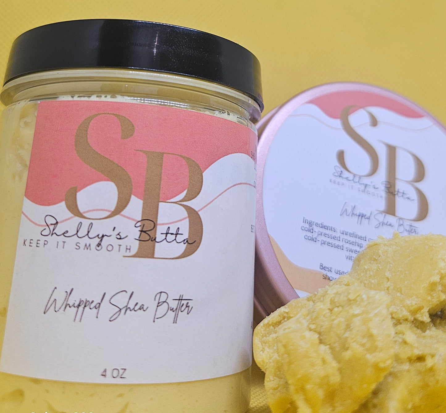 Whipped Shea Butter – 100% Natural Moisture for Skin & Hair | Shelly’s Butta  2 oz