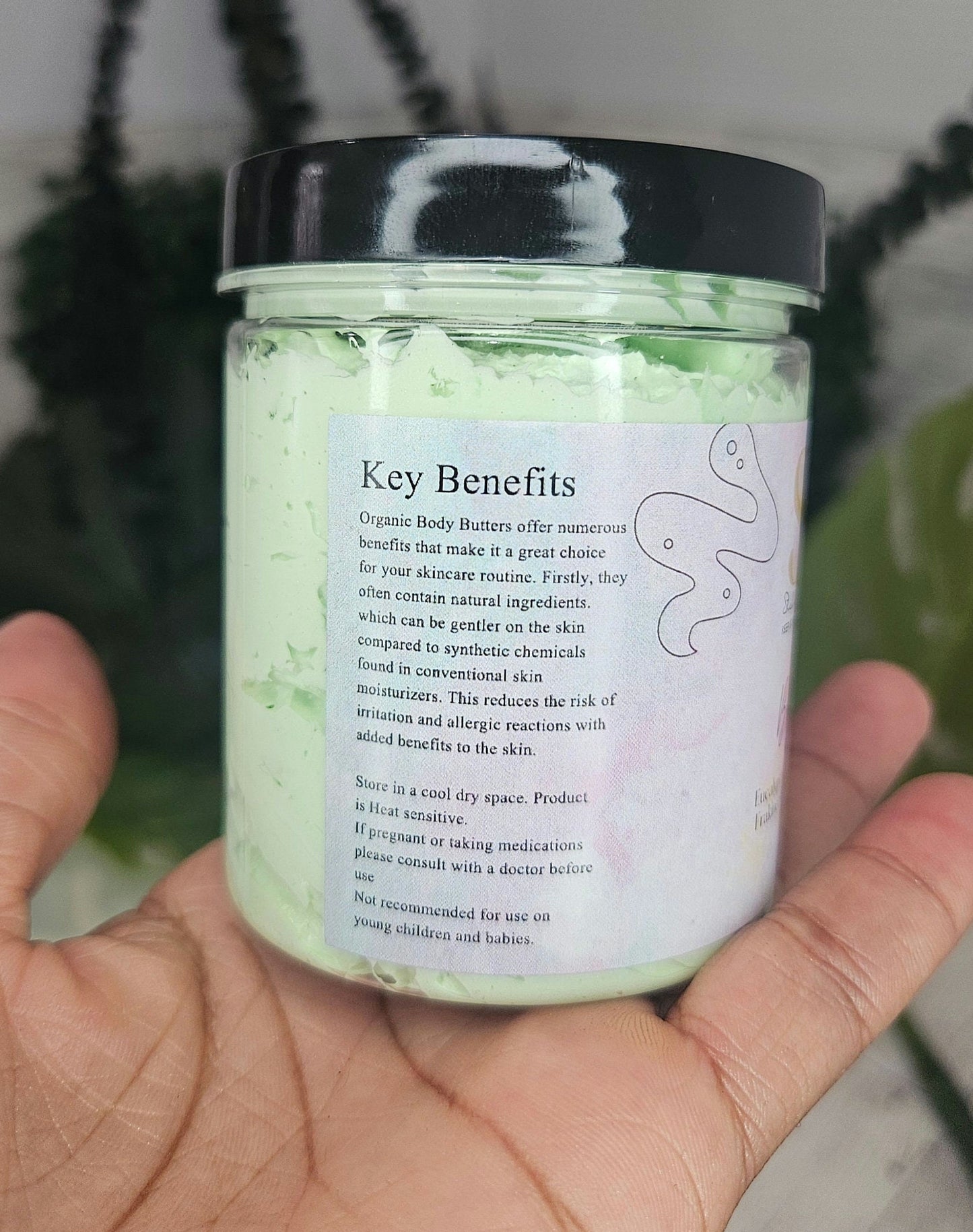 Breathe Whipped Shea and Mango Butter with eucalyptus, peppermint, and Frankincense oils