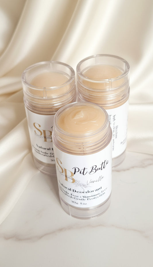 (Copy) ✨ Pit Butta – Vanilla ✨
Natural Deodorant | Aluminum-Free | Vegan | Handmade Underarm Care 75g