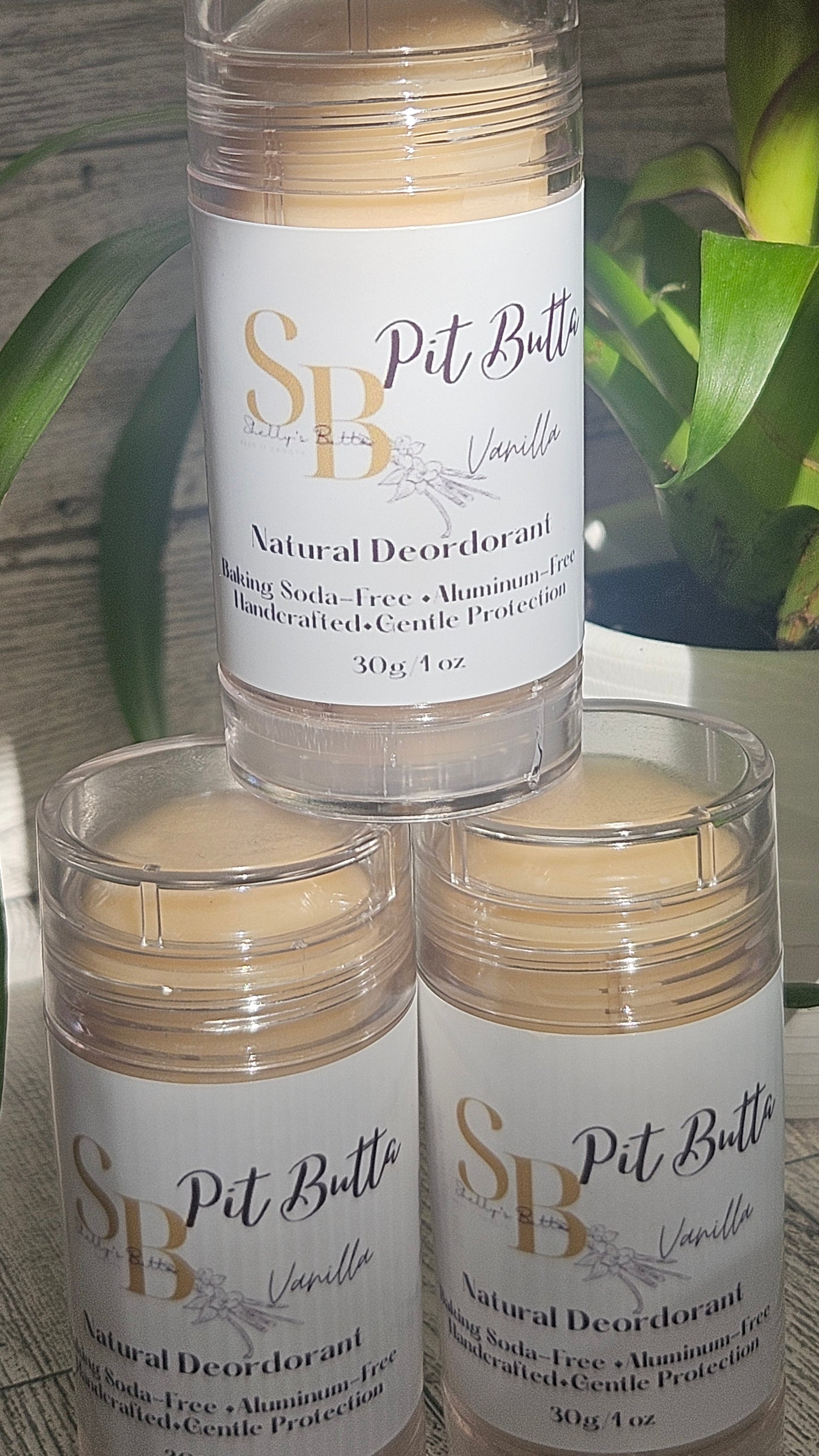 ✨ Pit Butta – Vanilla ✨
Natural Deodorant | Aluminum-Free | Vegan | Handmade Underarm Care