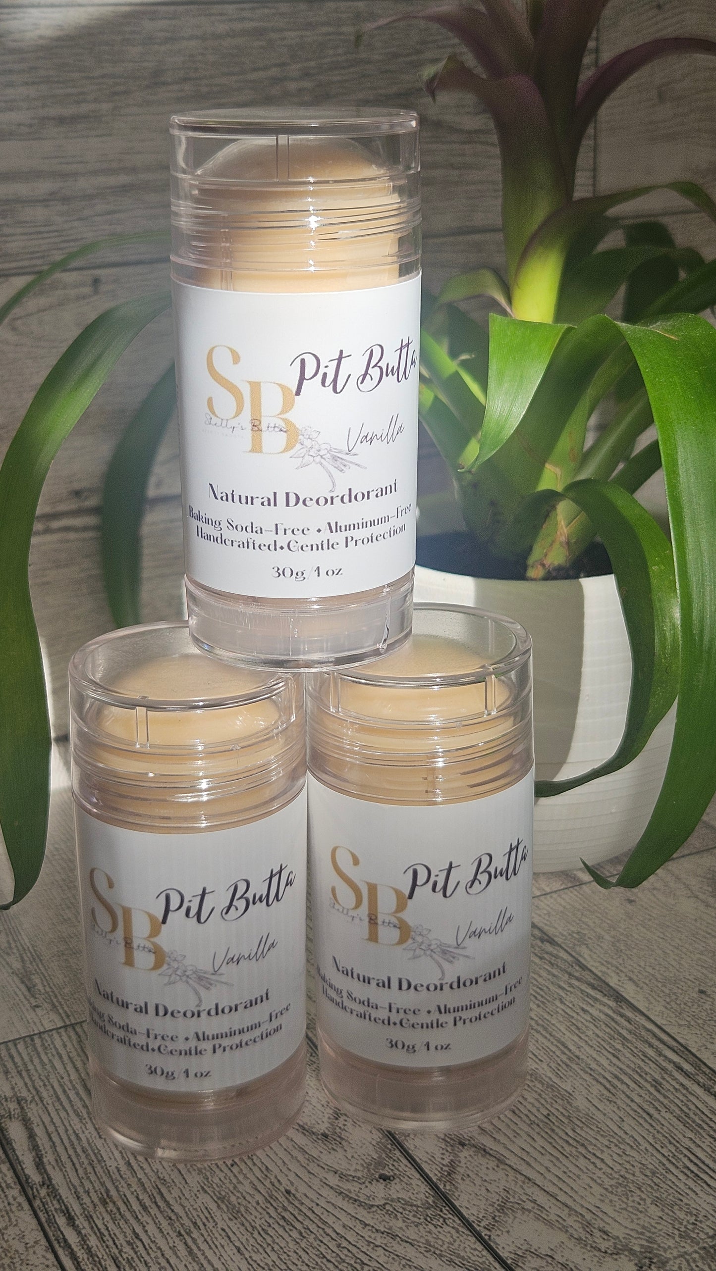 ✨ Pit Butta – Vanilla ✨
Natural Deodorant | Aluminum-Free | Vegan | Handmade Underarm Care